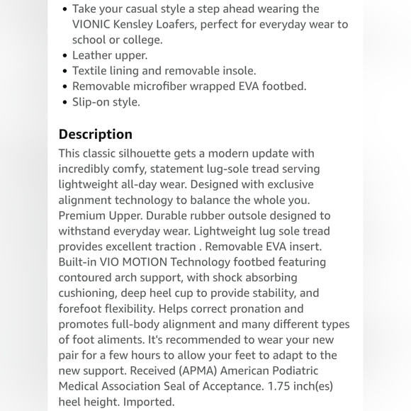 Vionic Kensley Patent Loafers - Picture 2 of 10